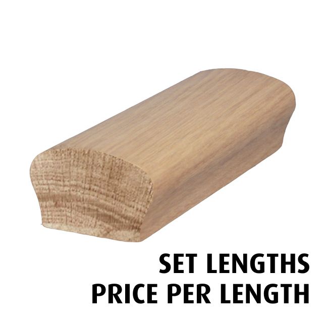 Victorian Handrail (American Oak) - Set Lengths