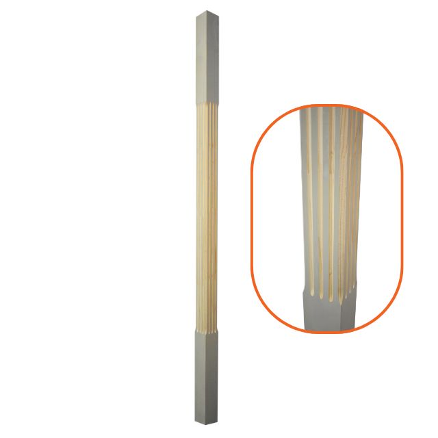 Fluted and Chamfered Verandah Posts 2700x88sq