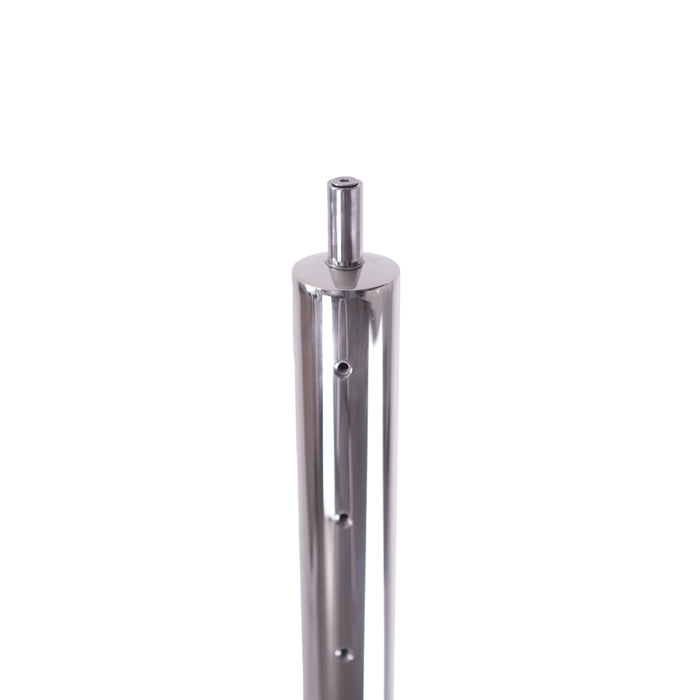 Round Intermediate Post for Horizonal Balustrade - Mirror