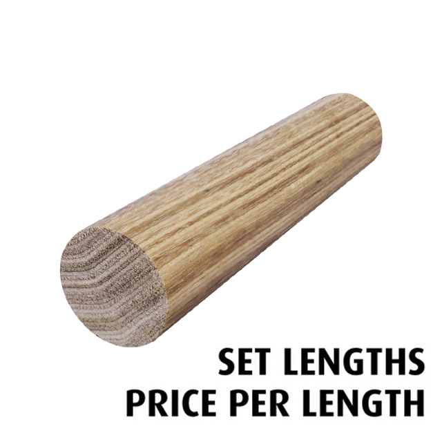 Ezirail 50mm diameter Handrails (Blackbutt EWP) - Set Lengths