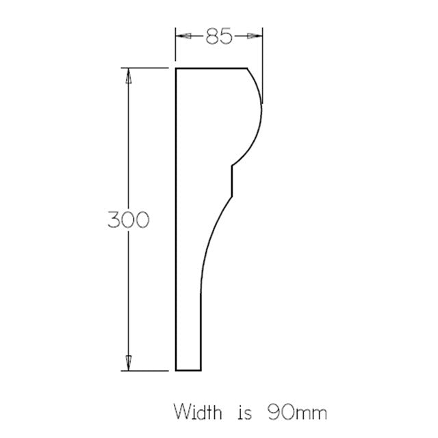 300x85x90 