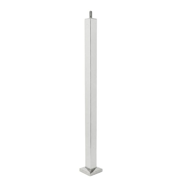 Square Plain Post (1.5mm) for Angled or Horizontal Balustrade - Mirror