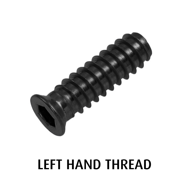 M6 Threaded Timber Insert BLACK (Left Hand)