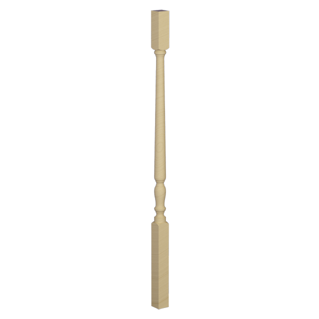 No.2 Turned Timber Balusters 1000x42sq