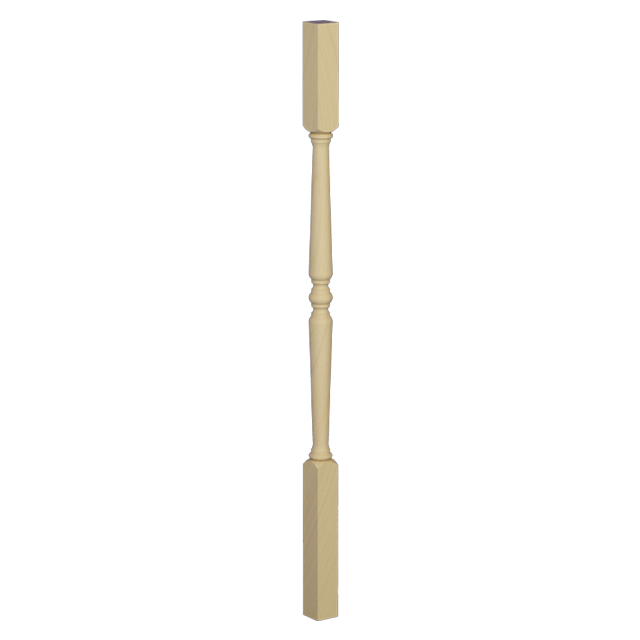 Type A Turned Timber Balusters 1000x42sq