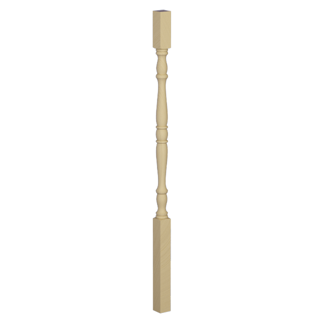 S1 Turned Timber Balusters 1000x42sq