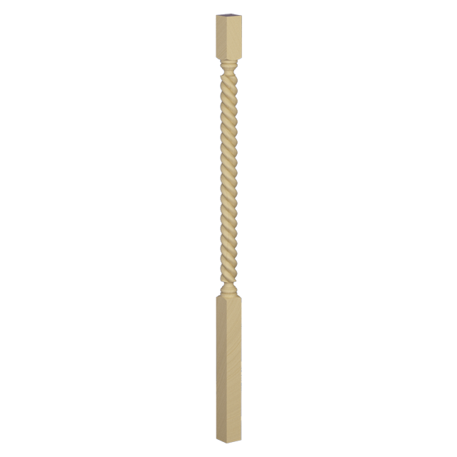 Florentine Twisted Timber Balusters 1000x42sq