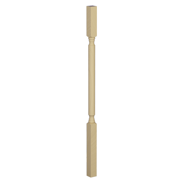 #2 Turned Timber Balusters 1000x42sq
