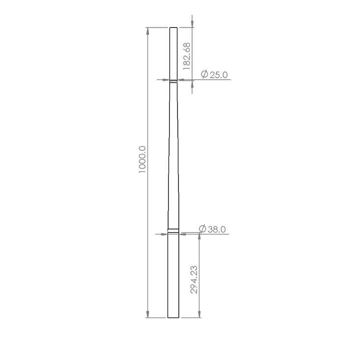 Bayswater Turned Timber Balusters 1000x42sq