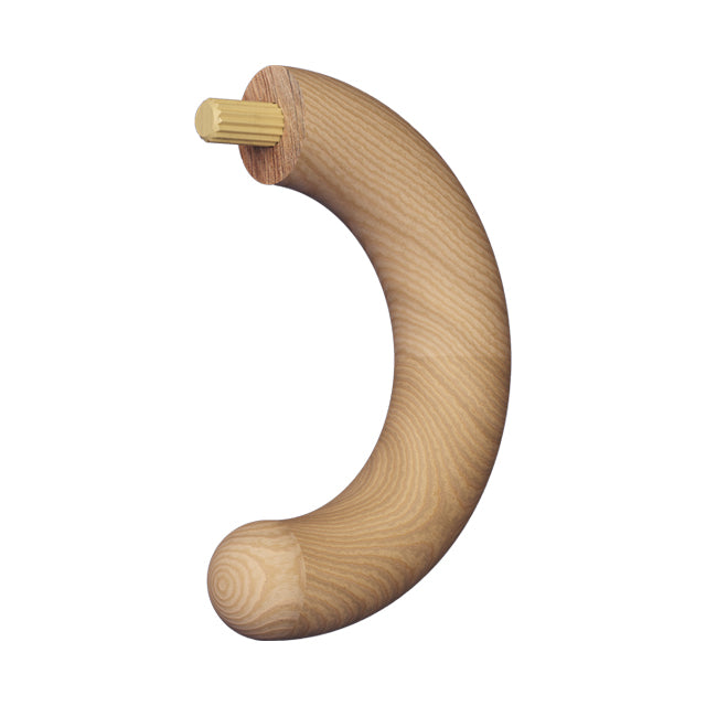 Designer Rail - 43mm diam - 180 deg Bend (Vic Ash)
