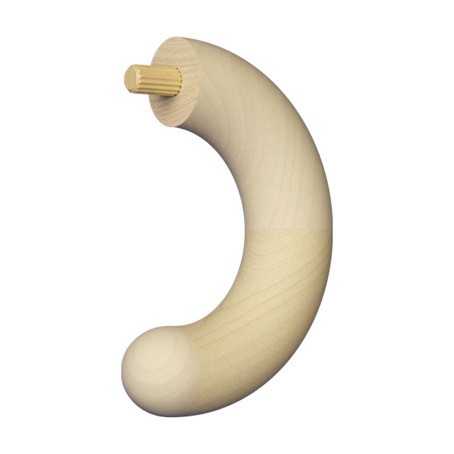 180 deg Return for Ezirail 50mm Full Round (Pine)