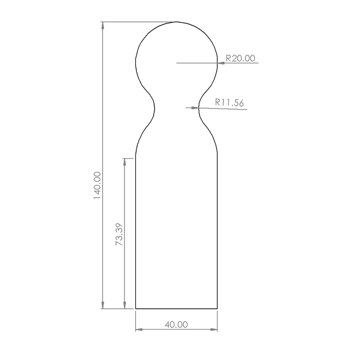 Keyhole Handrail
