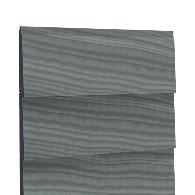 125mm "Splayed" Wall Cladding in Grey Accoya