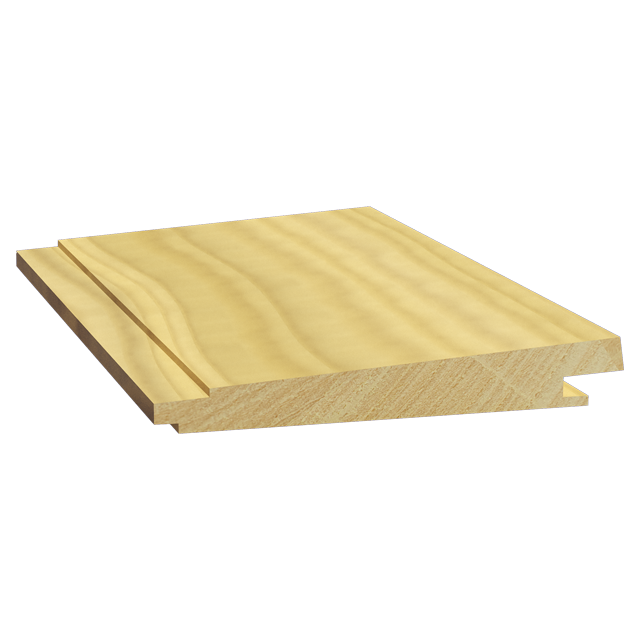 125mm "Splayed" Wall Cladding in Natural Accoya