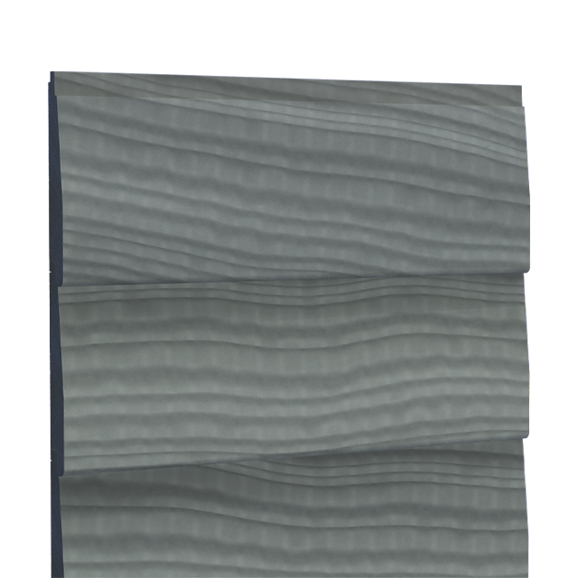 125mm " Chamfered" Wall Cladding in Grey Accoya