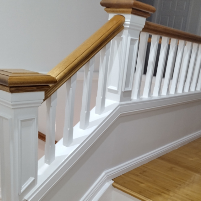 Prestige Handrail (Vic Ash) - Set Lengths