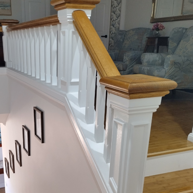 Prestige Handrail (Vic Ash) - Set Lengths