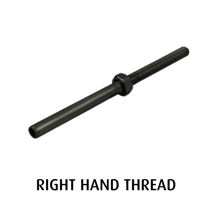 Thread M6 Terminal (Right Hand) BLACK - 3.2mm Wire