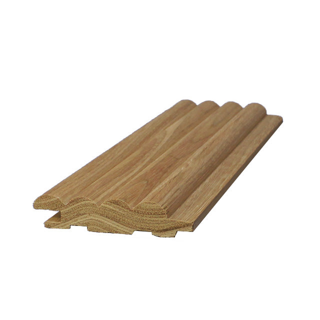 75mm "Ripple" Timber Wall Panelling in Blackbutt (Back Sawn)