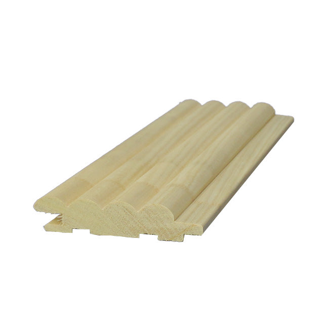 75mm "Ripple" Timber Wall Panelling in Pine