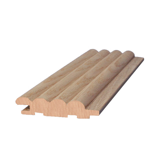 75mm "Ripple" Timber Wall Panelling in Vic Ash