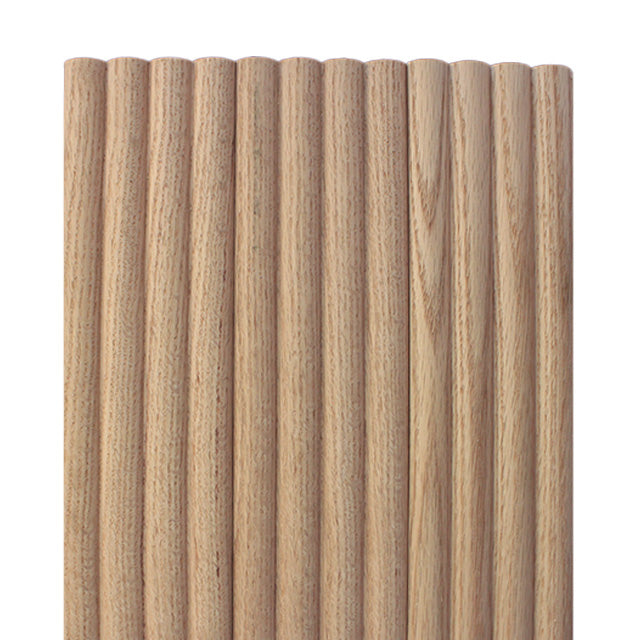 75mm "Ripple" Timber Wall Panelling in Vic Ash