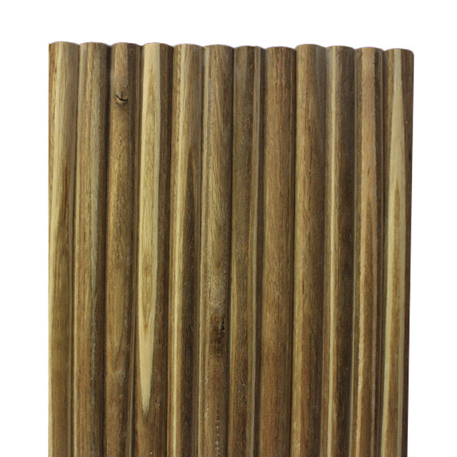 75mm "Ripple" Timber Wall Panelling in Spotted Gum (Back Sawn)