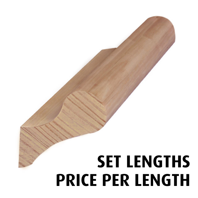 Pigs Ear Handrail (Vic Ash) - Set Lengths