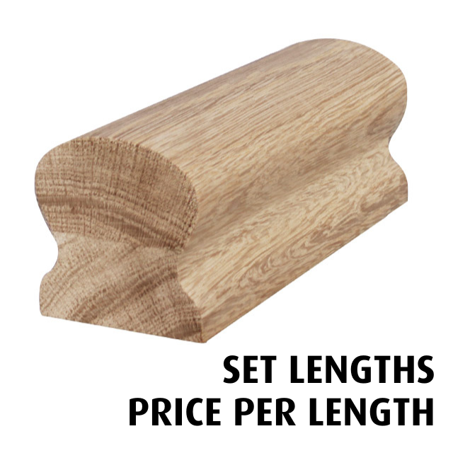 Heritage Handrail (American Oak) - Set Lengths