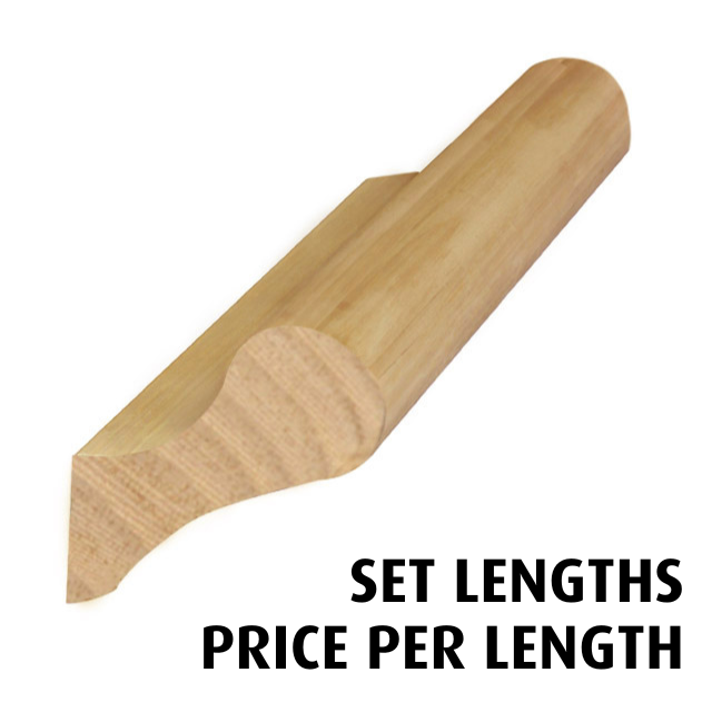 Pigs Ear Handrail (Pine) - Set Lengths