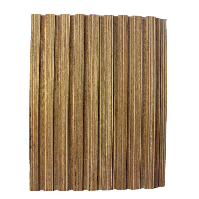 75mm "Forest" Timber Wall Panelling in Spotted Gum (Quarter Sawn)