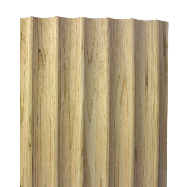 75mm "Mountain" Timber Wall Panelling in White Gum (Back Sawn)