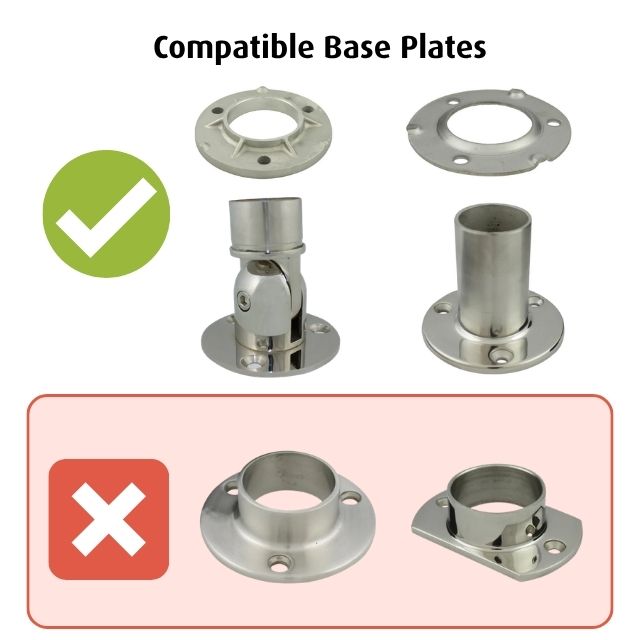 Domed Cover for 50.8 Round Mirror Tube