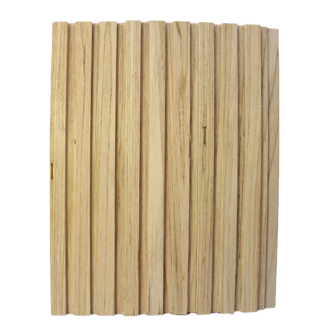 75mm "Forest" Timber Wall Panelling in White Gum (Back Sawn)