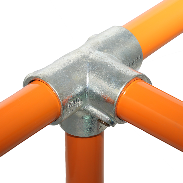 3-Ways Centre T for 27mm Galvanised Pipe