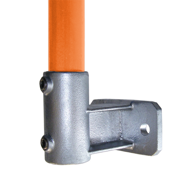 Heavy Duty Upright Side Support for 48mm Galvanised Pipe