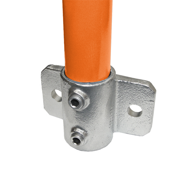 Side Mount Upright Support for 48mm Galvanised Pipe