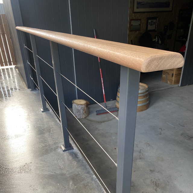 135mm Decking Hardwood Handrails