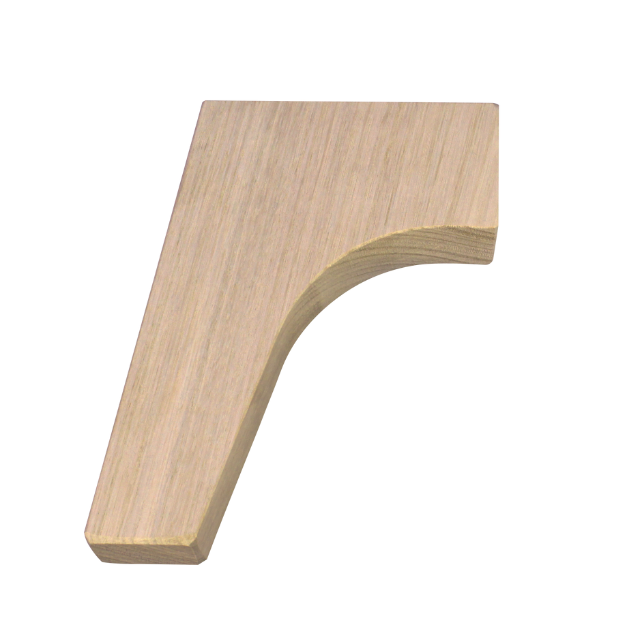 150mm Mid-Century Splayed Leg (Oak)