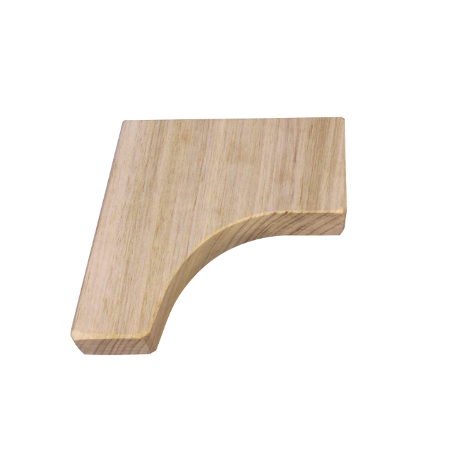 100mm Mid-Century Splayed Leg (Oak)