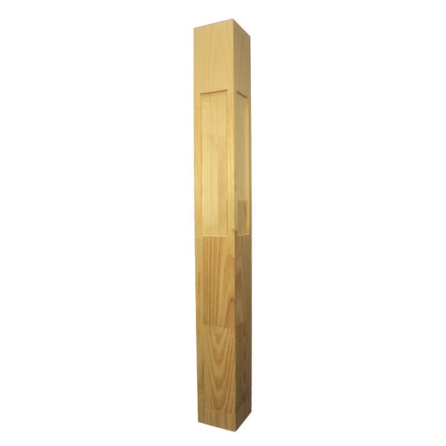 Prestige Plain Stair Posts with Recess 1500x155sq (Pine)