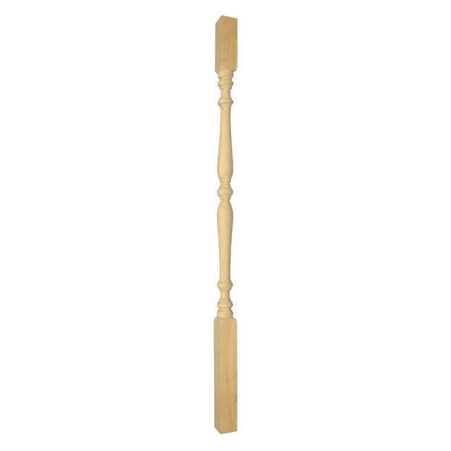 No.1 Turned Timber Balusters 1000x42sq (Pine)
