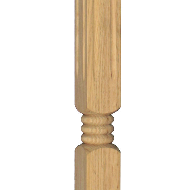 Ring with Flute Timber Balusters 1000x42sq (Vic Ash)