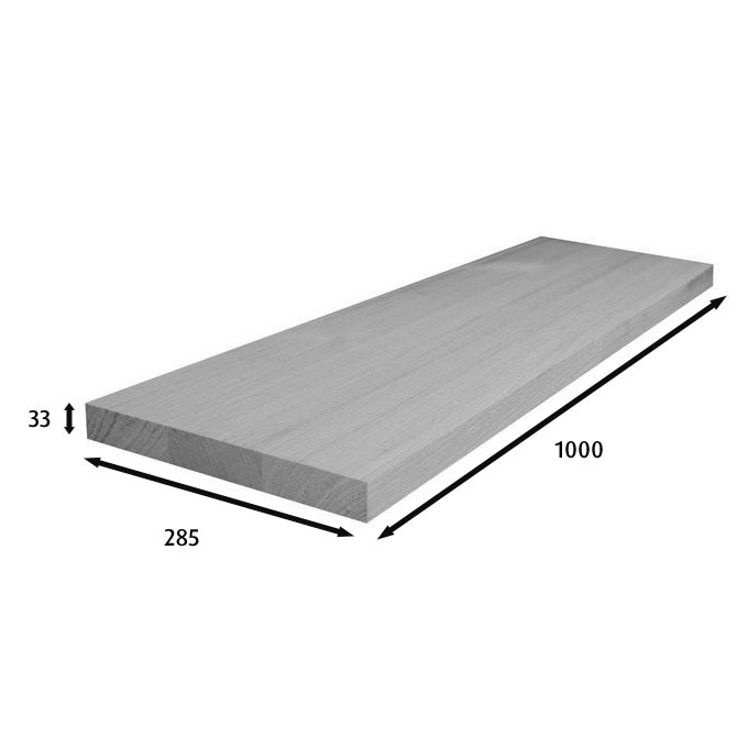 1000x285x33mm Stair Treads (American Oak)