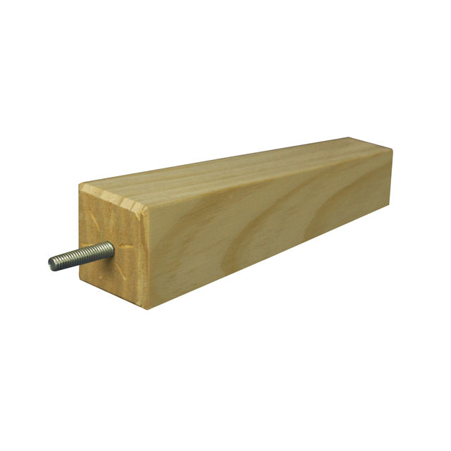 200x54sq Tapered 4 Sides Lounge Legs (Pine)