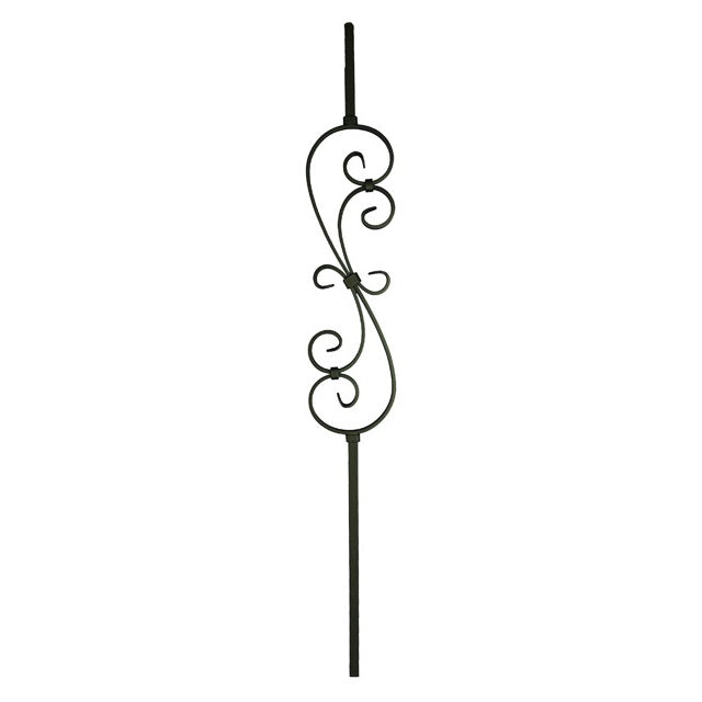 16mm round S Scroll Metal Balusters