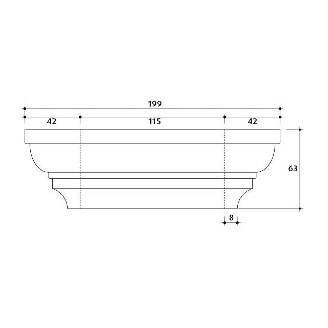 Large Post Capital Moulds for 115x115 Post