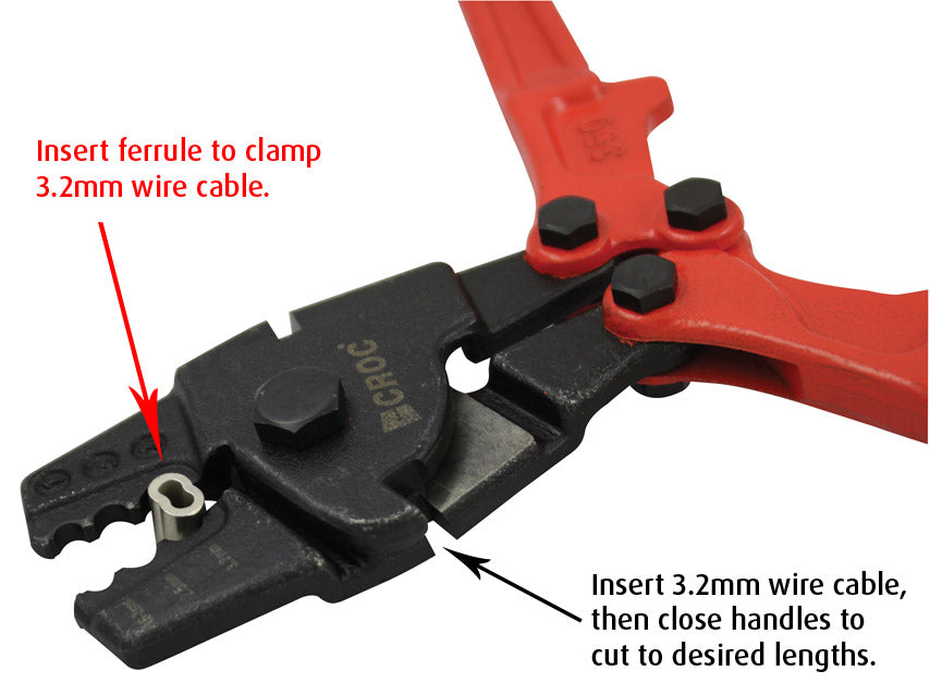 Hand Swager with Cutter for Kit D