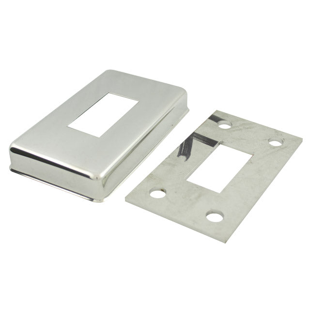 Base Plate and Cover for 25x50 Rectangular Mirror Tube
