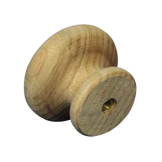 40mm Wooden Knob Handles (Vic Ash)